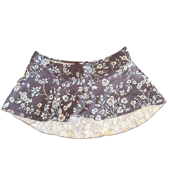 Motherhood Maternity Purple/Blue Floral 2 Piece Tankini Swimsuit - Medium - Picture 5 of 8